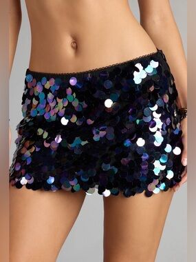 Windsor Iridescent Sequin Skort